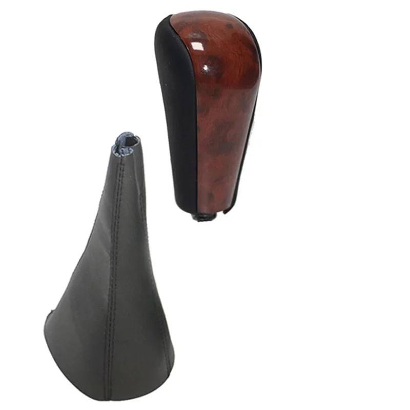 Auto Schaltknauf Für Toyota Für Prado 120 2003-2009 Auto Automatische Schalthebel Schaltknauf Getriebe Schaltknauf Boot Getriebe Griff Schalthebel Knopf Schaltknäufe Schaltknäufe(Wood Pair) von YUCHUJCGSS