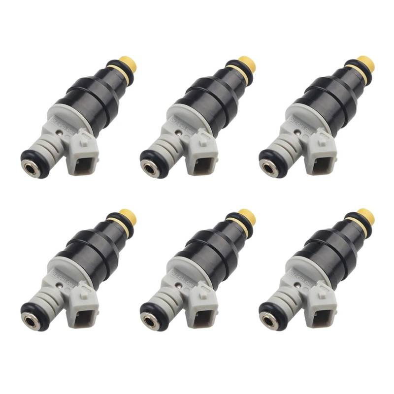 Fuel Injector Für Ford Für Mustang 1987-1993 Für Mercury Für Cougar LS 1986-1988 Für Merkur Für Scorpio 1988 Autozubehör 0280150710 6-teilige Einspritzdüsen Kraftstoff Injektor von YUCHUJCGSS