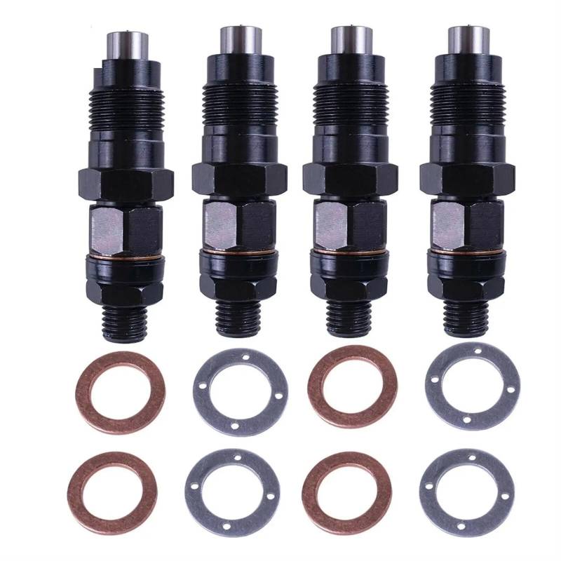 Fuel Injector Für Mitsubishi Für Pajero Für Triton Für Delica 4D56 4D56T 2,5 L D4BX D4BA G6BAJ D4BF 4 Teiliger Diesel Kraftstoffeinspritzer Kraftstoff Injektor von YUCHUJCGSS