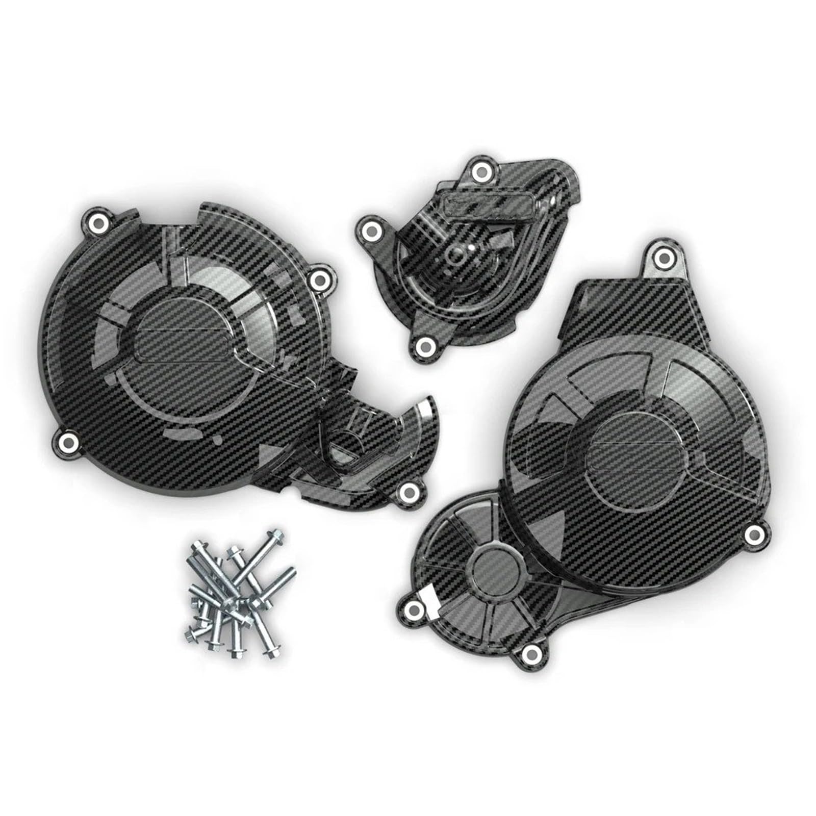 Für Aprilia RS 660 Für Tuono 660 2021-2022 Motorräder Motor Abdeckung Schutz Fall Schutzabdeckung Motorradmotoren(1 Set-CF) von YUCHUJCGSS