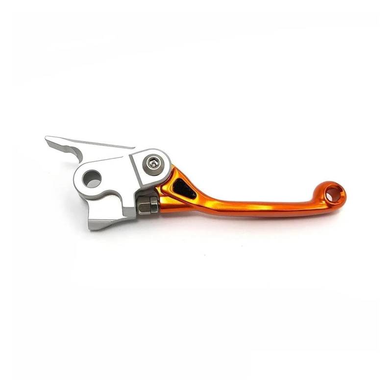 Für Für FC FE TC TE FX 250 350 450 501 2008-2016 Motorrad Bremse Kupplung Hebel Anti-Herbst Klapp Links Rechts Griff Zubehör Bremshebel Kupplungshebel(Orange Brake Lever) von YUCHUJCGSS