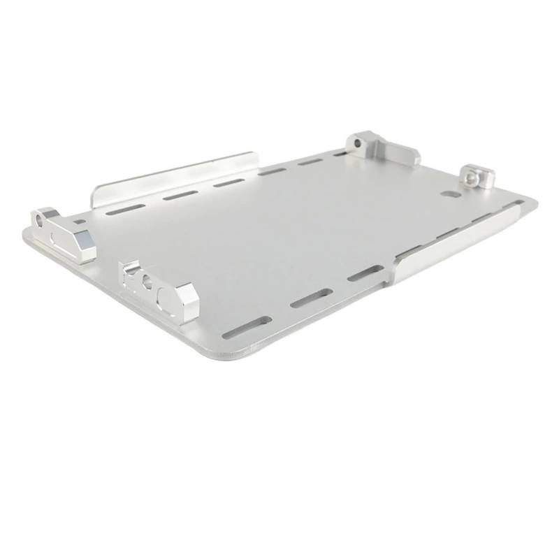 Für GL1800 Für Gold Für Wing 2018-2024 5mm Aluminium Motorrad Skid Plate Motorschutz Chassis Schutzabdeckung Schutzabdeckung Motorradmotoren(Silver) von YUCHUJCGSS