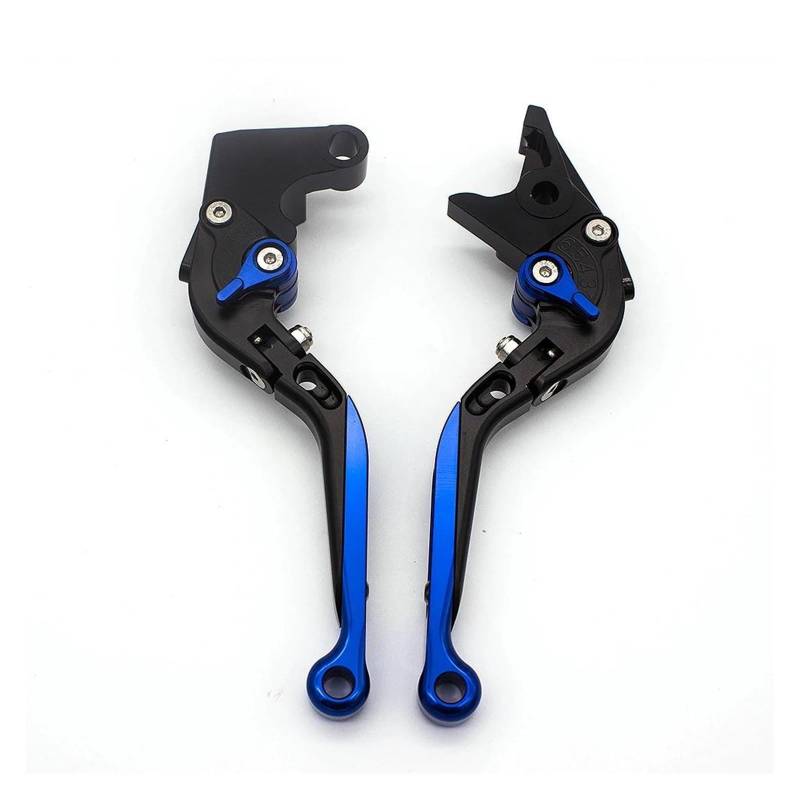 Für Kawasaki Für Z750 2007-2012 Motorrad Bremskupplungshebel Einstellbare Falten Ausziehbare Bremskupplungshebel Griff Zubehör Bremshebel Kupplungshebel(Blue) von YUCHUJCGSS