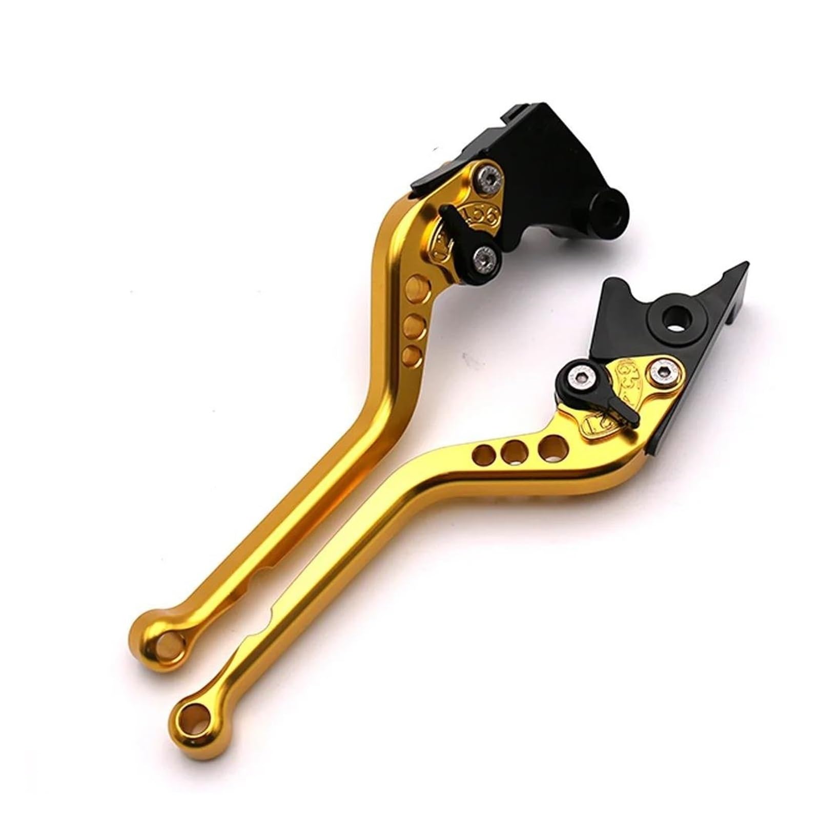 Für PCX150 Für PCX125 2010-2020 Motorrad Lange Kurze Einstellbare Bremshebel Vorderradbremse Kupplungshebel Bremshebel Kupplungshebel(B Long Gold) von YUCHUJCGSS