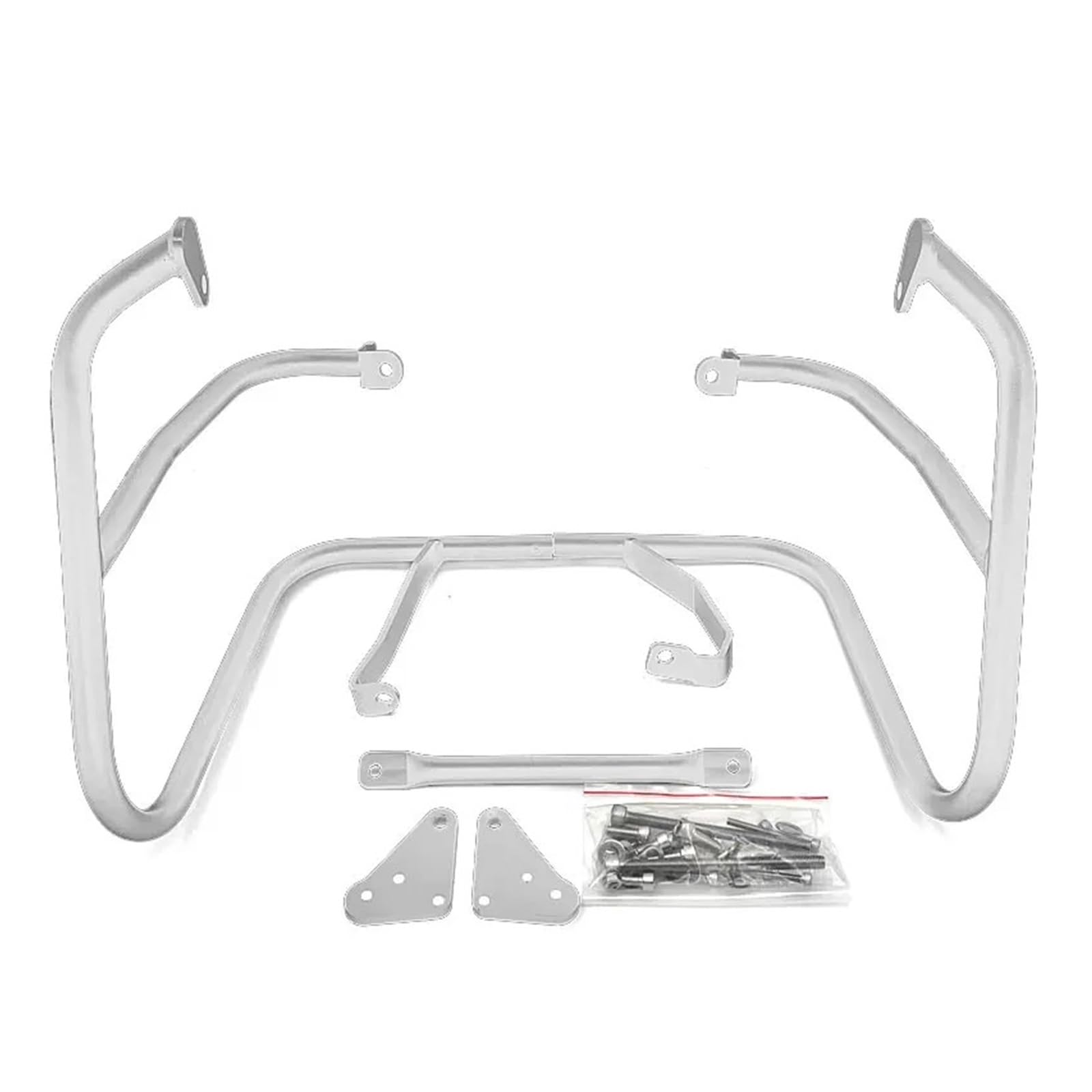 Motor-Schutzbügel Für F800GT Motorrad Autobahn Motor Schutz Autobahn Crash Bars Stunt Käfig Rahmen Stoßstange Verkleidung Schutz Accessicess Motorrad Crashbars(Silver) von YUCHUJCGSS