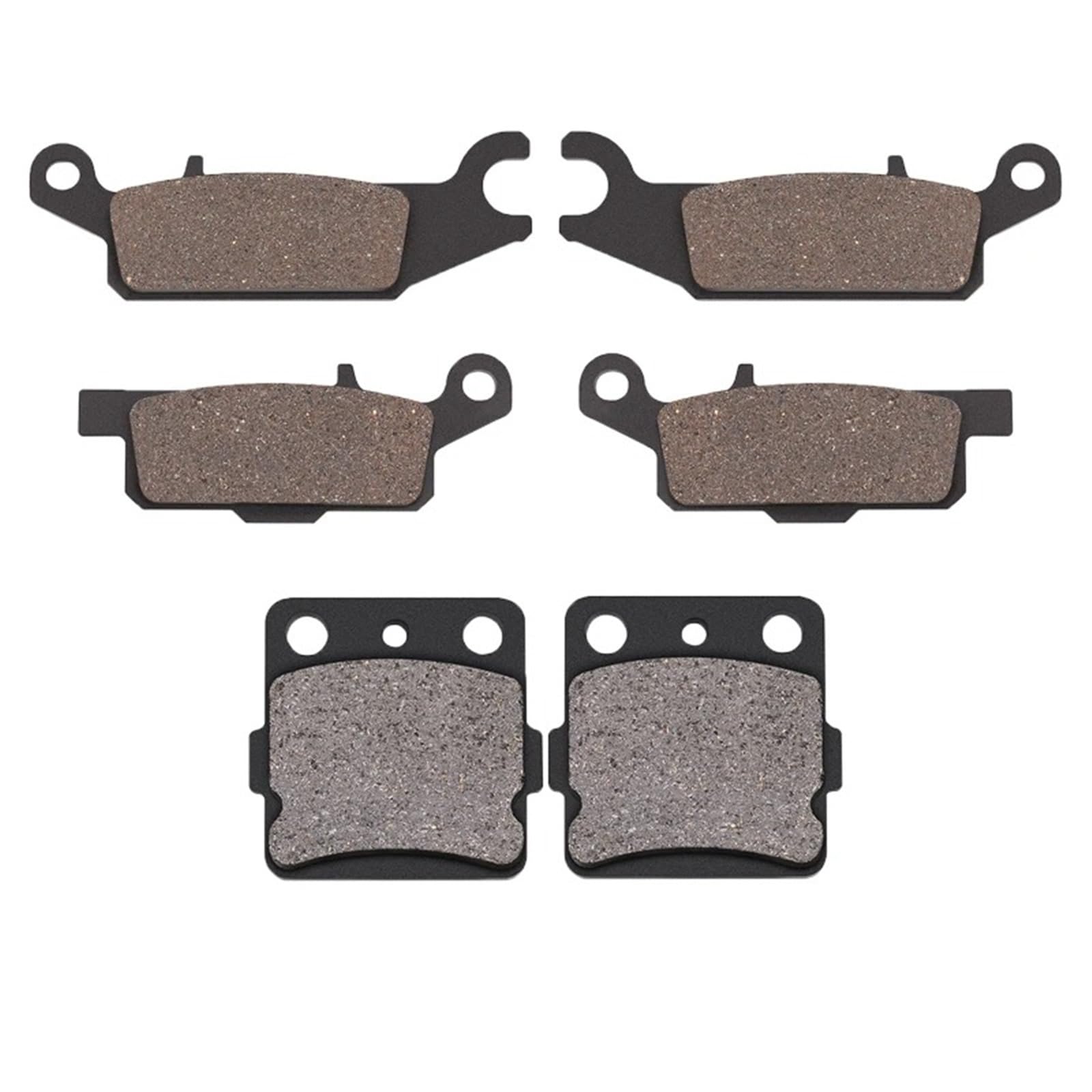 Motorrad Bremsbeläge Set Für YFM250 Für Raptor 2008-2009 Für YFM250R 33B 2009-2013 Motorrad Vorne Und Hinten Bremsbeläge Motorrad-Bremsbeläge(1 Set F and R) von YUCHUJCGSS