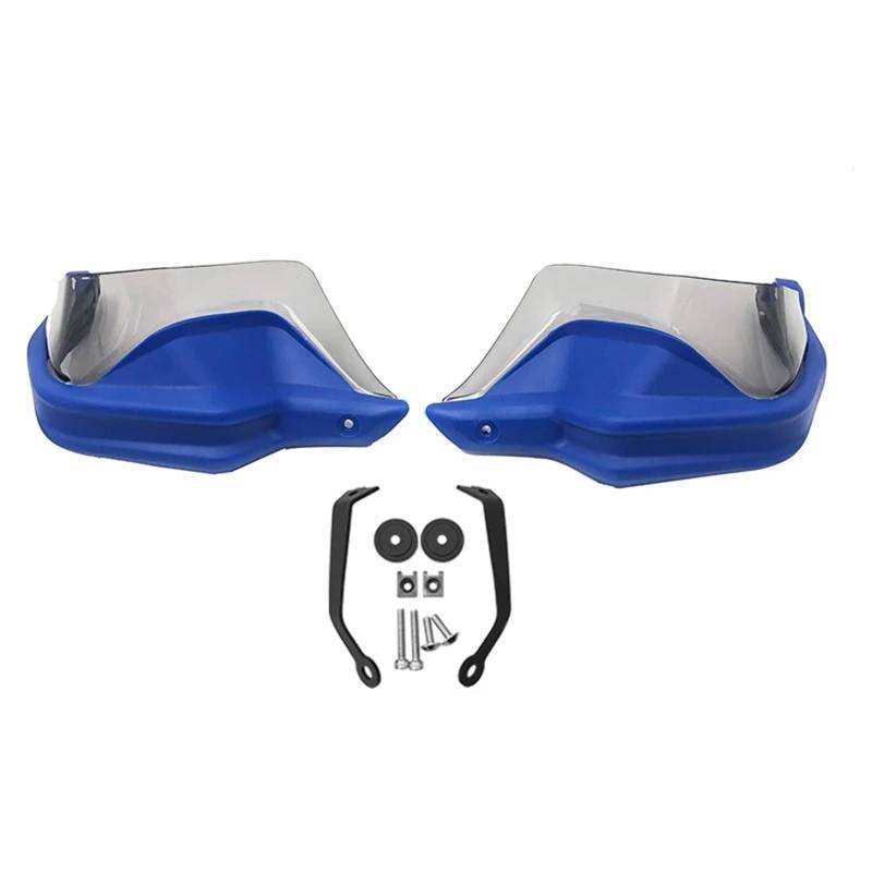 Motorrad Handschützer Für Benelli Für TRK702 2022-2023 Motorrad Handschutz Schild Handschutz Schutz Windschutzscheibe Motorrad-Lenkerhandschützer(Blue Grey Set) von YUCHUJCGSS