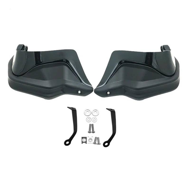 Motorrad Handschützer Für MT03 2015-2023 Motorrad Handprotektoren Schild Wachen Windschutzscheibe Hand Wind Schutz Motorrad-Lenkerhandschützer(Black Set) von YUCHUJCGSS