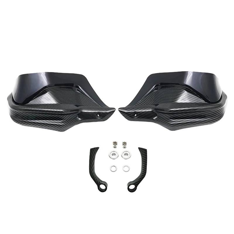 Motorrad Handschützer Für R1200GS LC 2013-2019 Für R1250GS 2019-2023 Windabweiser Schild Handprotektoren Handprotektoren Wachen Motorrad-Lenkerhandschützer(Carbon-Black) von YUCHUJCGSS