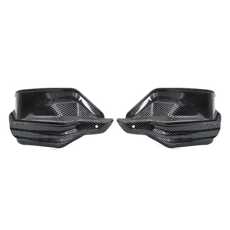 Motorrad Handschützer Für S1000XR 2013-2022 Handschutz Hand Schild Schutz Windschutzscheibe Motorrad Zubehör Motorrad-Lenkerhandschützer(Carbon Black-1Set) von YUCHUJCGSS