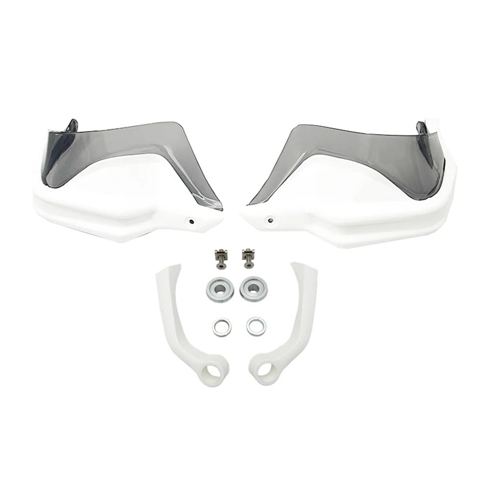 Motorrad Handschützer Für S1000XR S Für 1000XR Für S1000XR 2016-2023 S1000XR Handschutz Hand Schild Schutz Windschutzscheibe Motorrad-Lenkerhandschützer(White Grey Set) von YUCHUJCGSS