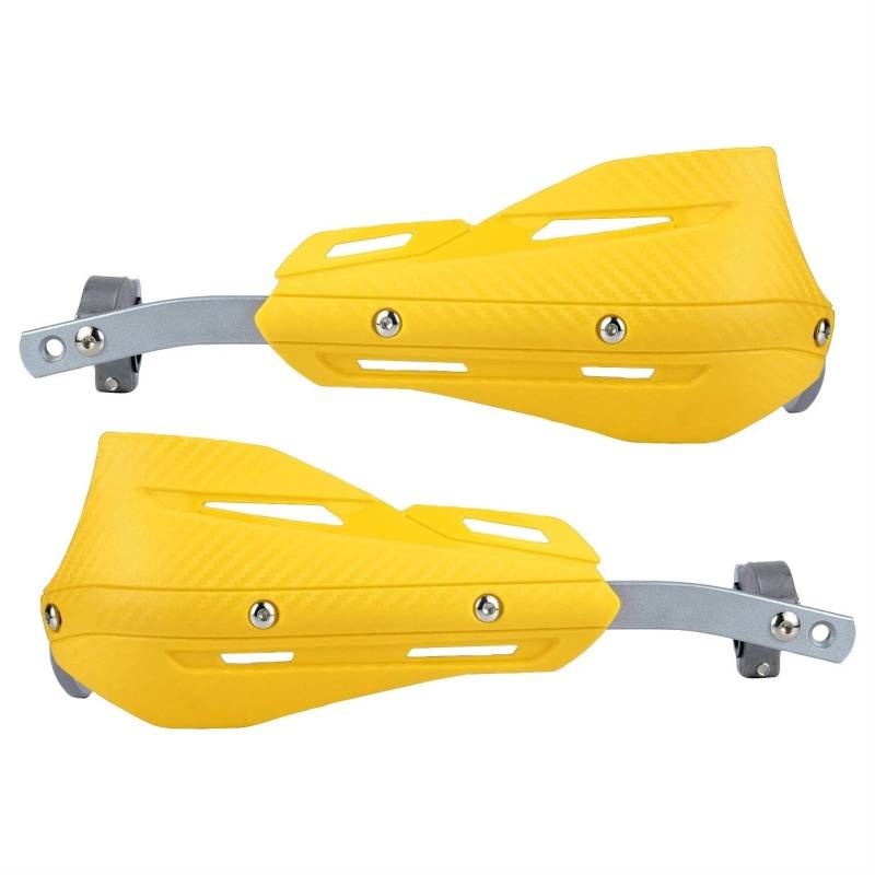 Motorrad Handschützer Universeller Anti-Fall-Lenkerschutz Aus Aluminiumlegierung, Handschutzschild Motorrad Handschützer Handprotektoren(A Yellow) von YUCHUJCGSS