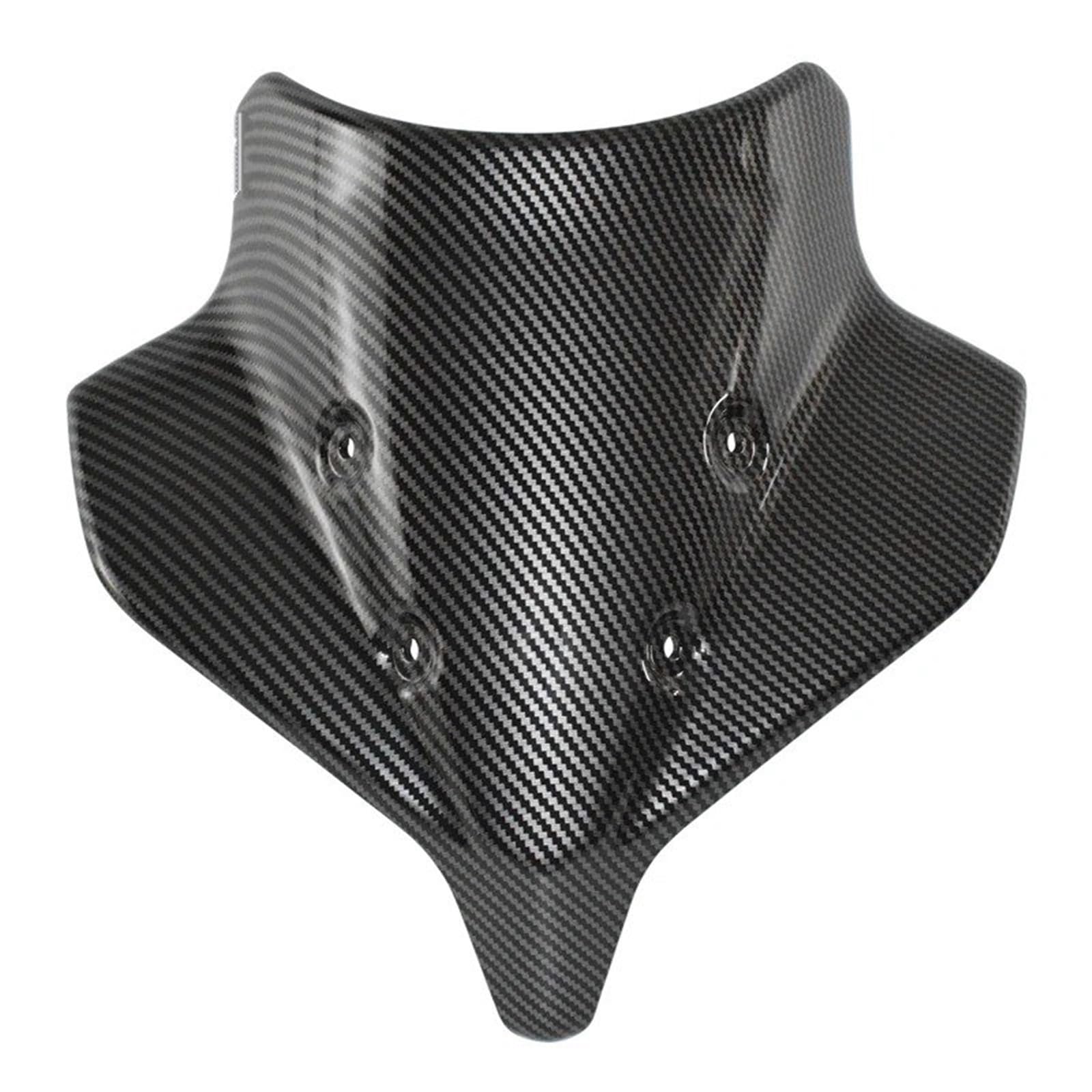 Motorrad Luftabweiser Für MT-10 SP 2022-2024 Windschutzscheibe Windabweiser Schild Schirm Visier Glas Deflektor Windschutzscheibe(Carbon Look) von YUCHUJCGSS