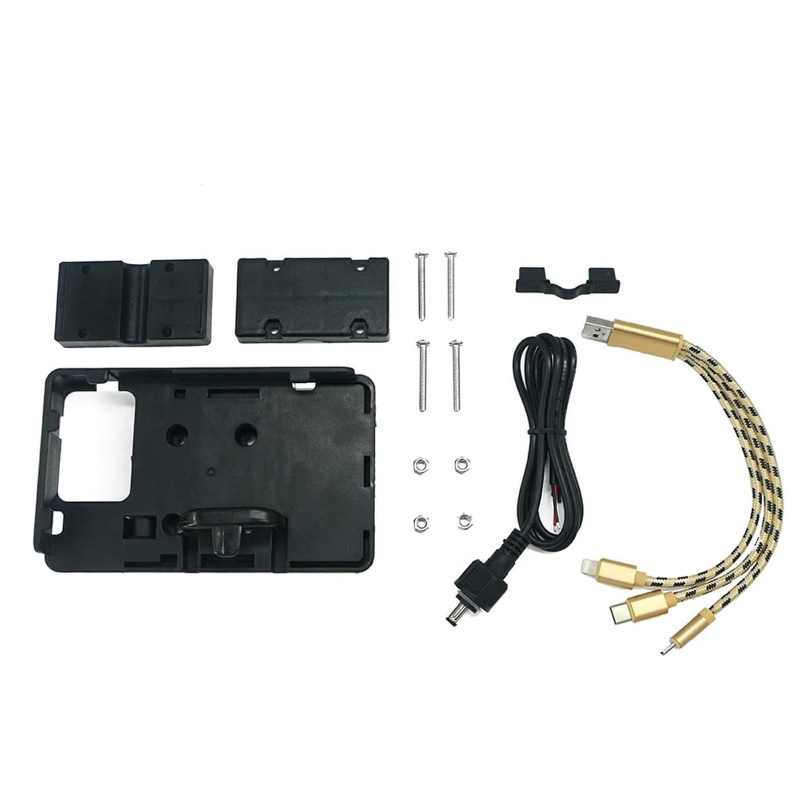 Motorrad Navigationshalterung Für F700 Für 800GS Telefon Halter Supporter Navigation USB Ständer Halterung GPS Halterung von YUCHUJCGSS