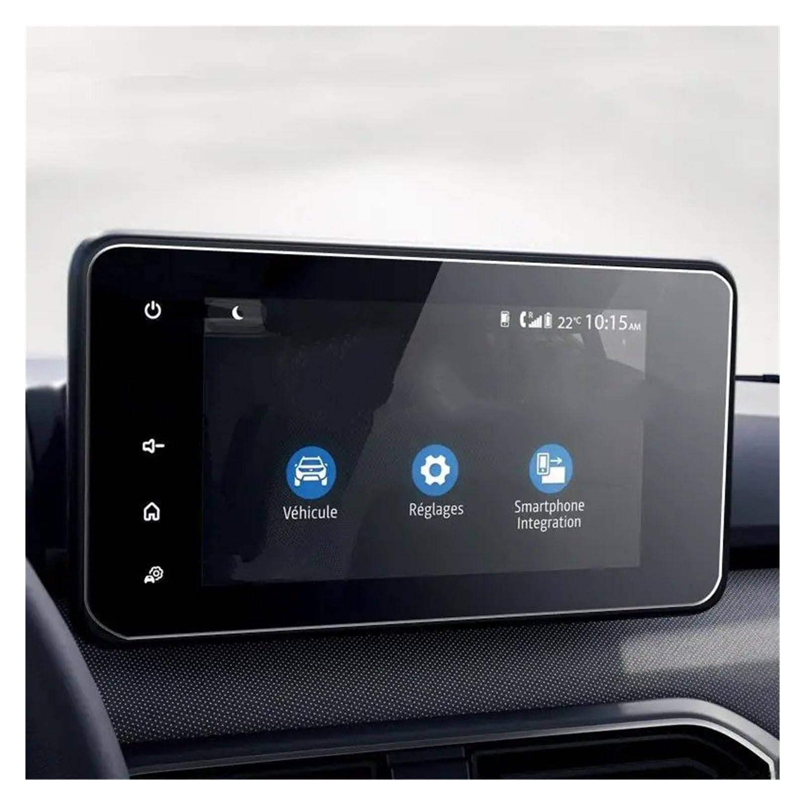 Navigation Displayschutzfolie Für Dacia Für Sandero 3 Für Stepway 2020-2023 Screen Protector 8 Zoll Auto Infotainment Radio GPS Display Schutz Film Navigation Schutzfolie von YUCHUJCGSS