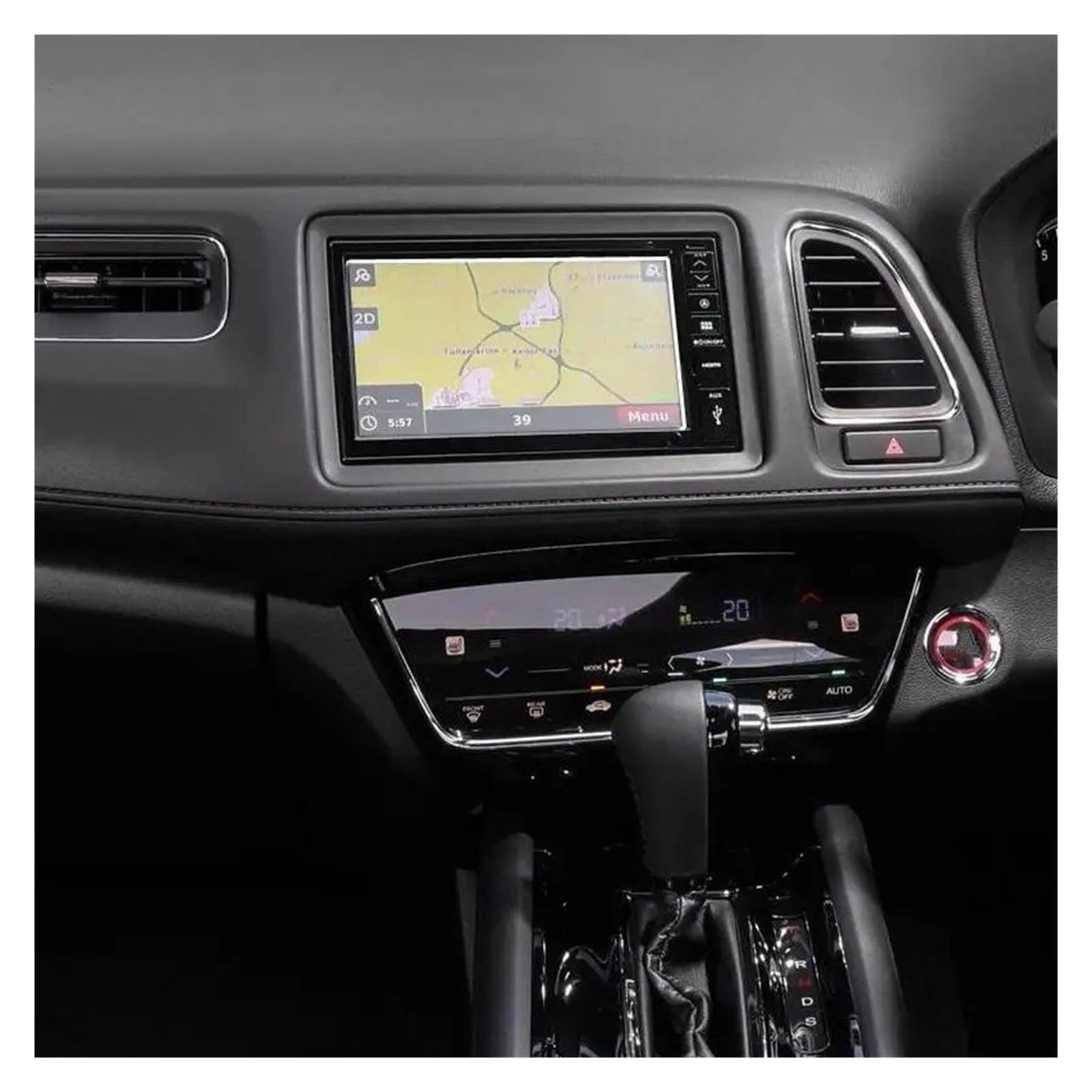 Navigation Displayschutzfolie Für HR-V Für HRV 2016-2023 Gehärtetes Glas Screen Protector Film Auto GPS Navigation Bildschirm Auto Innen Aufkleber Navigation Schutzfolie(Version 5) von YUCHUJCGSS