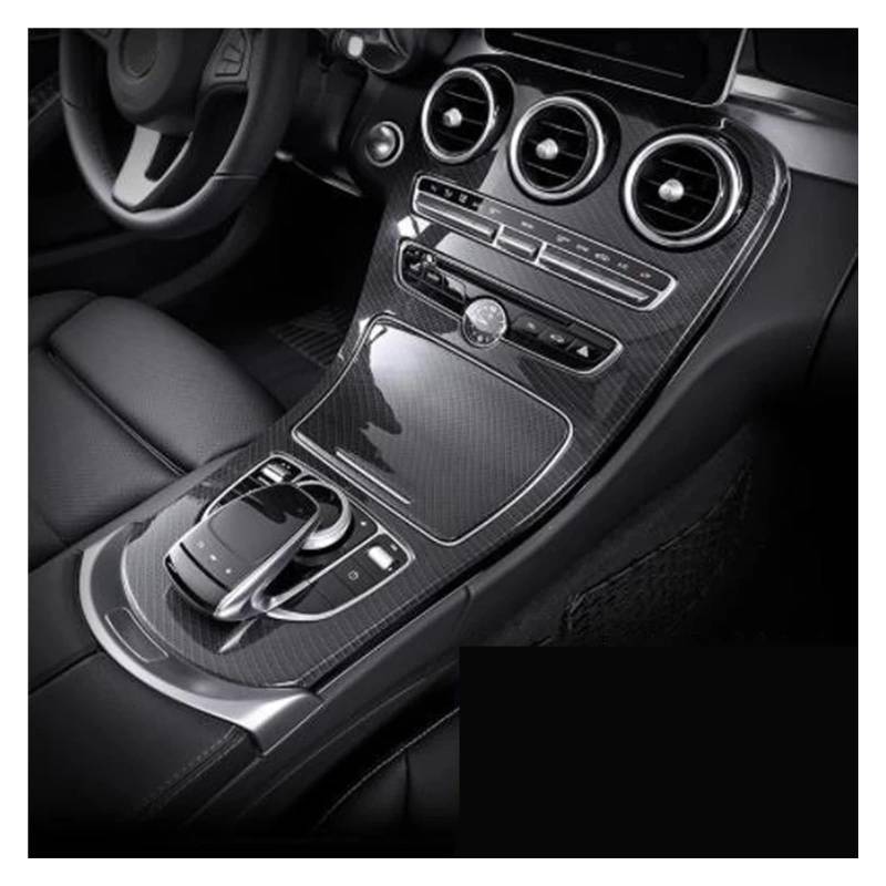 PanelMittelkonsole Für C Für GLC Für Klasse W205 X235 Auto Zentralsteuerung Gangschaltung Panel Abdeckungen Rahmen Innenverkleidung Aufkleber Autozubehör Auto Mittelkonsole Dekor(with Clock B) von YUCHUJCGSS