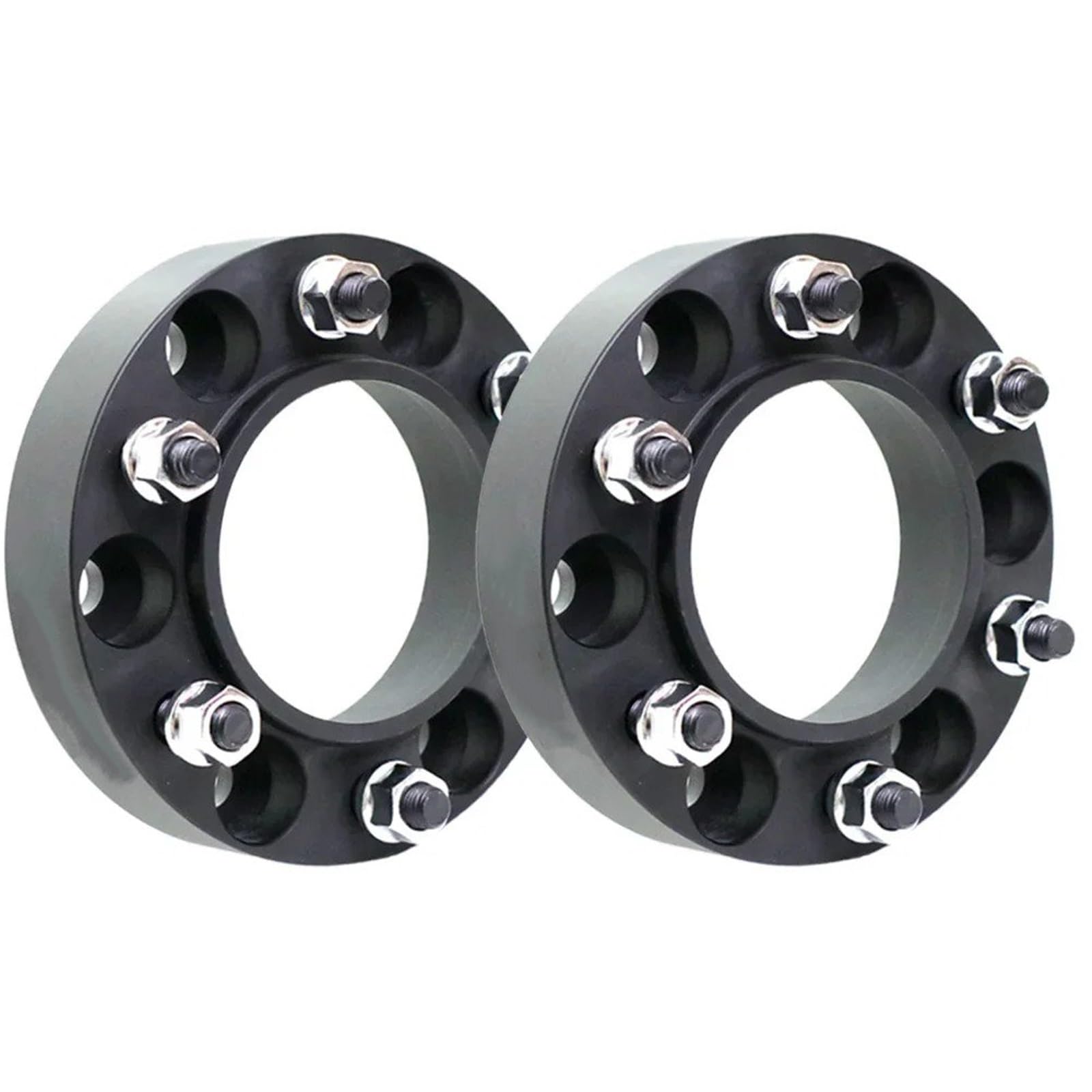 Wheel Spacers Für Great for Wall Für GWM Für Tank 300 Für T6-7075 2 STÜCKE 6x139,7 100,1 Spurverbreiterungen Aluminiumnabe Verbreiterter Spurverbreiterungsadapter Rad Distanzscheiben(2PCS Black 30mm) von YUCHUJCGSS