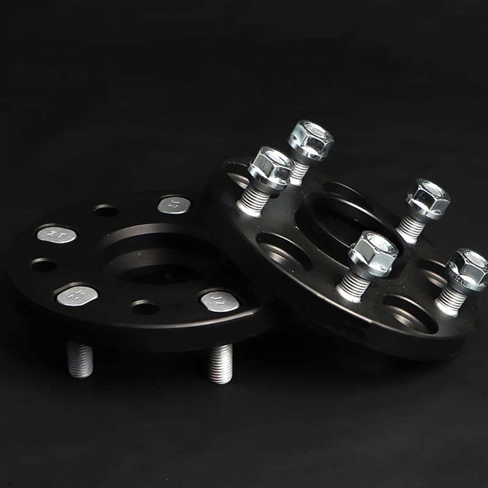 Wheel Spacers Für Suzuki Für SX4 Für Ertiga Für Escudo Für Kizashi Für Grand Für Vitara 2 Stück 5X 114,3 60,1mm 15/20/25/30/35/40mm M12XP 1,25 Rad Spacer Rad Distanzscheiben(25mm Black) von YUCHUJCGSS