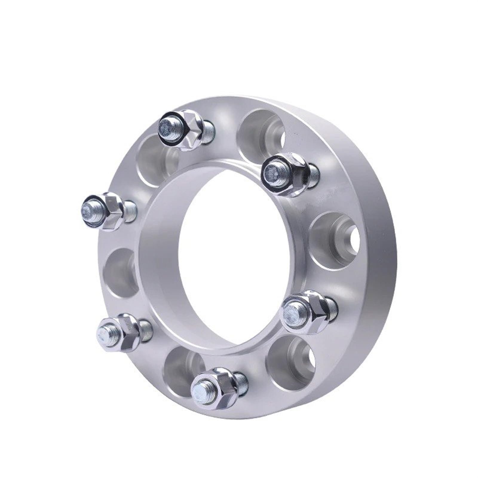 Wheel Spacers Für Toyota Für Land Für Cruiser Für Prado Spurverbreiterung 6 X 139,7 CB 106,1 Geschmiedete Aluminiumlegierung 2 Stück (1 Paar) Rad Distanzscheiben(Silver Spacer 35mm) von YUCHUJCGSS