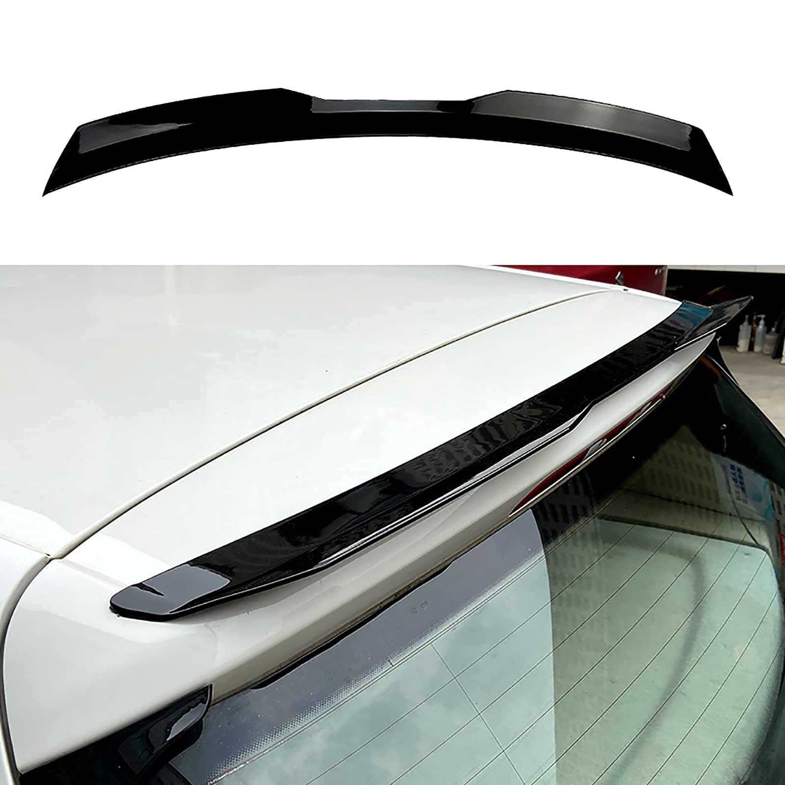 YUCSS Für Golf Mk6 Gti Spoiler 2010-2013 Welle 6 Gti Spoiler Qualität Abs Material Hinterflügel Farbe Hinten von YUCSS