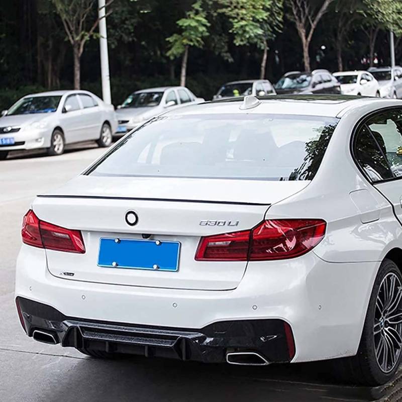 Yucss Heckklappenspoiler aus ABS-Kunststoff für BMW G30 G38 M5 520I 528I 535I 530I 525I 2017-2019 von YUCSS