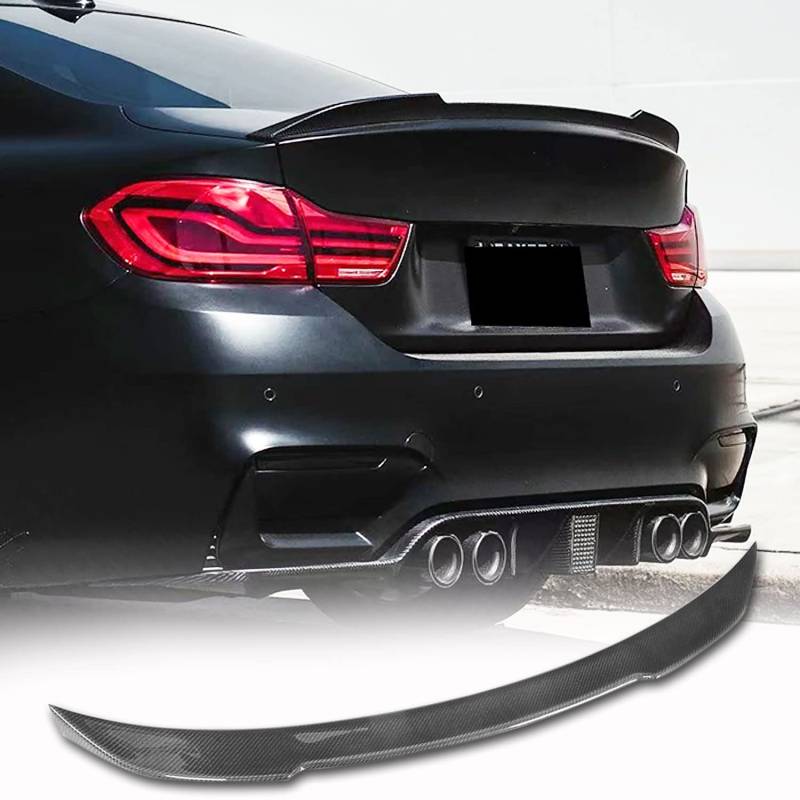 Yucss Heckspoiler Passend Für BMW 4Er F82 M4 Coupé 2014–2019 Factory Outlet Carbon Fiber Cf Rear Boot Duckbill Highkick Wing Lip von YUCSS