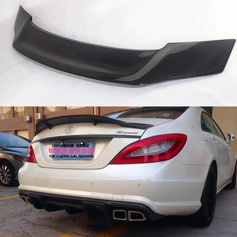 Yucss Kohlefaser-Heckspoiler Dachlippe Spoiler Flügel für Benz CLS-Klasse W218 CLS300 CLS350 CLS500 CLS550 CLS63 Amg 2012–2017 von YUCSS