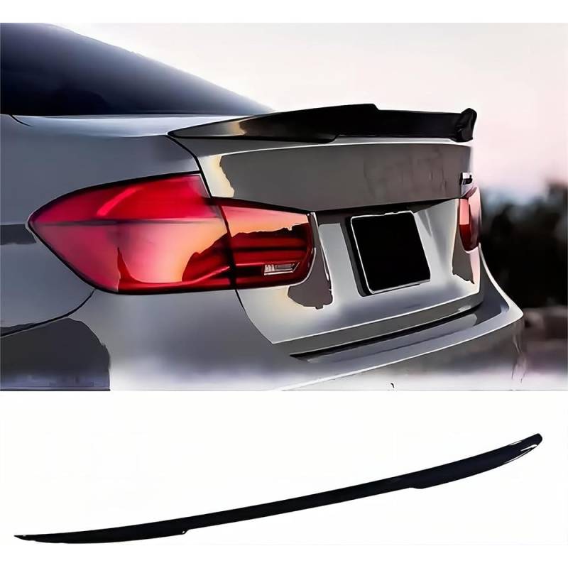 Rear Spoiler für Kia EV6/Ev6 GT 2022 2023, Kofferraumspoiler Rear Wing Car Roof Spoiler Spoiler Wings Heckklappe Dachspoiler Accessories,A/Glossy-black von YUEDAM