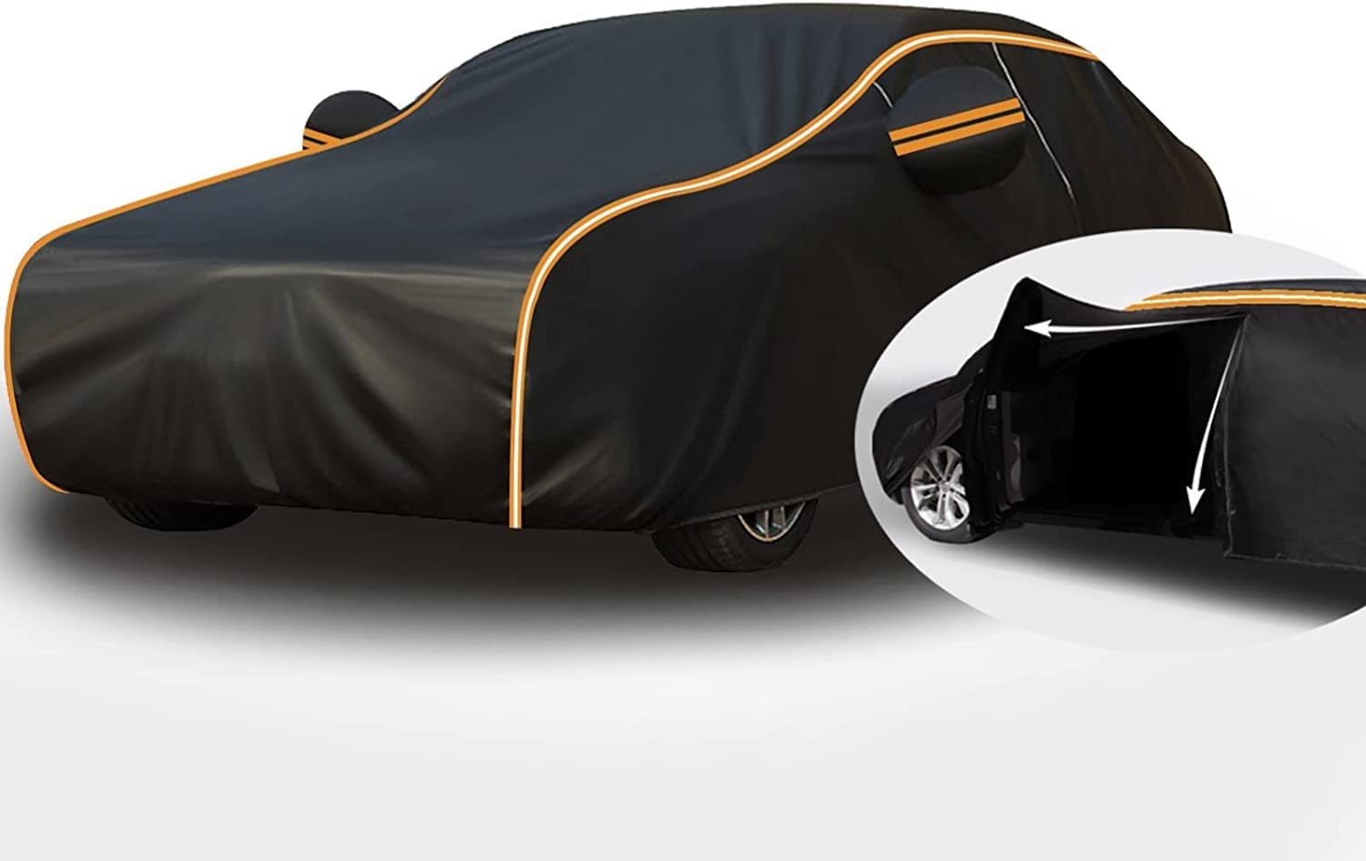 Autoabdeckung Winter für VW Beetle Cabrio 2011-2019, Auto Abdeckplane Wasserdicht, Autogarage Abdeckung, Autoplane Atmungsaktiv, Uv Beständig, Reißfest Und Langlebig (Color : C, Size : Add Cotton) von YUEDFLP