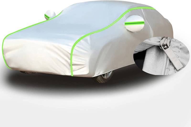 Autogarage Abdeckung Hagelschutz für Volkswagen EOS,Autoabdeckung Outdoor,Auto Abdeckplane Wasserdicht Atmungsaktiv UV Schutz Staubdicht Winddichte Allwetterschutz (Color : B, Size : Add Cotton) von YUEDFLP