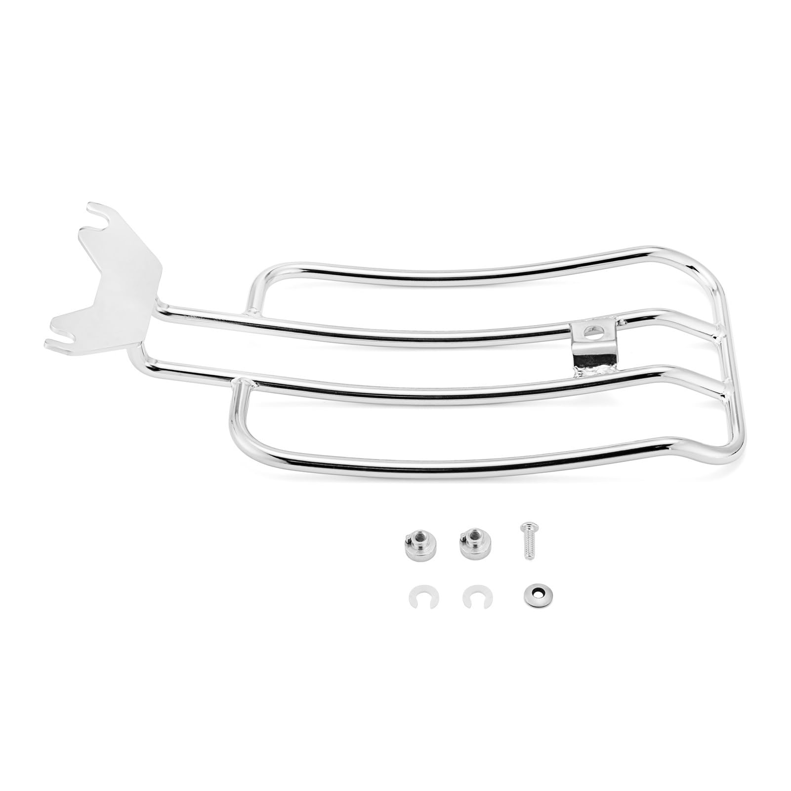 Motorrad Gepäckhalter Für H&Arley Für Softail Breakout FXBR/FXBRS Für Fat Boy 2013-2024 Motorrad Solo Sitz Gepäck Rack Halterung Zubehör von YUEDONGLAN