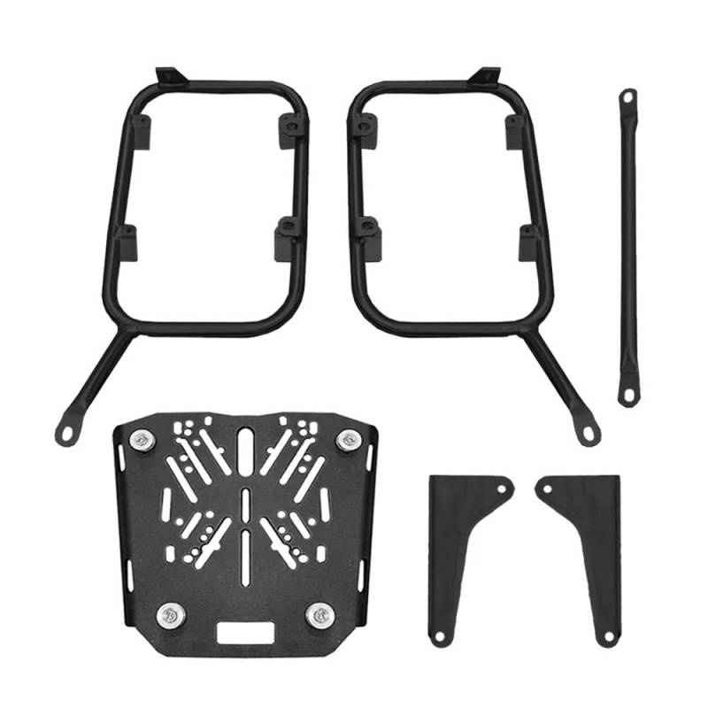 Motorrad Gepäckhalter Motorrad Hinten Box Rack Gepäck Top Fall Unterstützung Rack Koffer Stamm Halter Für KY500X KY 500 Hinten Gepäck Rack von YUEDONGLAN