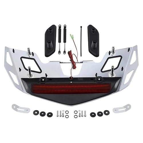 Motorrad Gepäckhalter Motorrad Hinten Stamm Gepäck Rack Bremslicht Lampe Für Goldwing GL1800 2021-2023 Gepäck Rack Gepäck Unterstützung Regal von YUEDONGLAN