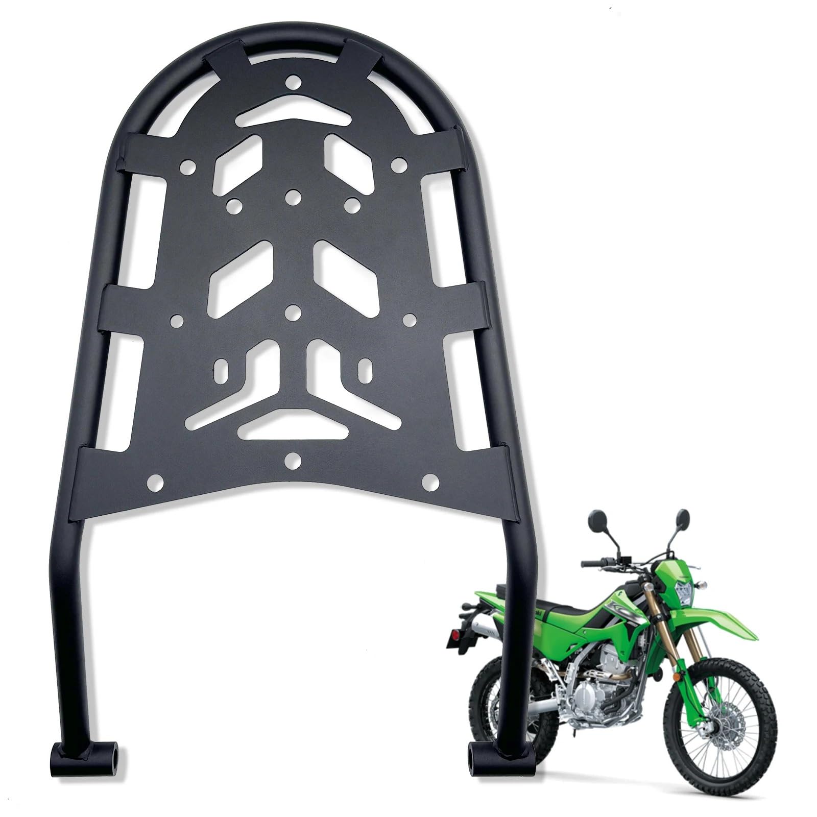 Motorrad Gepäckhalter Motorrad Zubehör Gepäck Rack Gepäckträger Für K&awasaki KLX300 KLX300SM - 2024 KLX300 KLX300SM Gepäck Unterstützung Regal von YUEDONGLAN