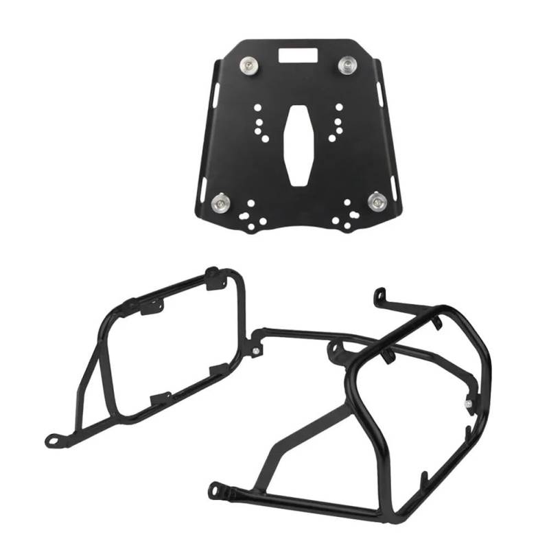 Motorrad Gepäckhalter Top Case Packtaschen Gepäckträger Für CF&Moto 450MT MT450 450 MT 2024 2025 Motorrad Satteltasche Halterung Gepäckträger von YUEDONGLAN