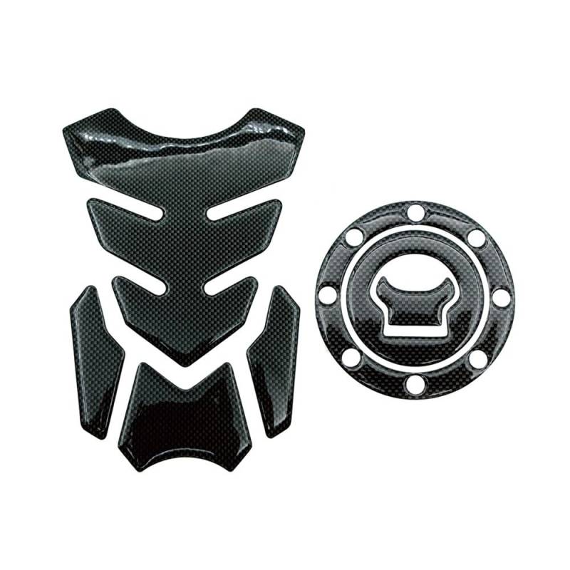 Motorrad Tankschutz Aufkleber Motorrad 3D Fishbone Carbon Aufkleber Kraftstoff Tank Tankdeckel Abdeckung Zubehör Aufkleber Für S&uzuki GSF GSR GSXR 250 400 600 750 1200 1250 von YUEDONGLAN