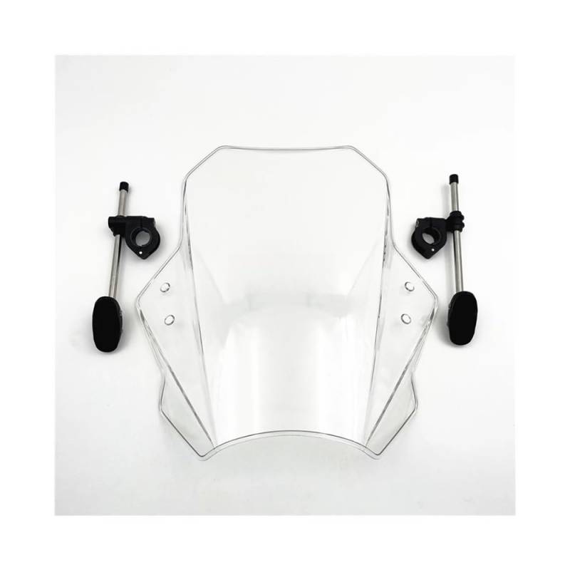 Motorräder Windschutzscheibe Für Y&amaha SCR 950 SCR950 Verstellbare Universal Motorrad Windschutzscheibe Windschutz Spoiler Verlängerung Windabweiser von YUEDONGLAN