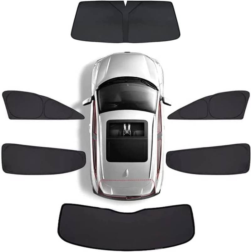 Undurchsichtig Sonnenschutz Auto Seitenfenster für Mazda CX5 2013-2016, Auto Fenster Sonnenblende Seitenscheibe UV-Schutz Verdunkelung Privacy Protection Zubehör,E-6PCS von YUEGOO