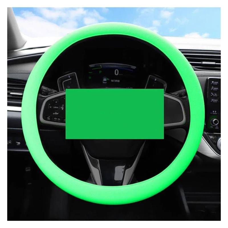 Auto-Lenkradabdeckung, Auto-Lenkradbezug, Auto-Lenkradbezug, universeller Auto-Griffgriffbezug, Schutzhülle, Innenzubehör(Fluorescent Green) von YUEKOPOU