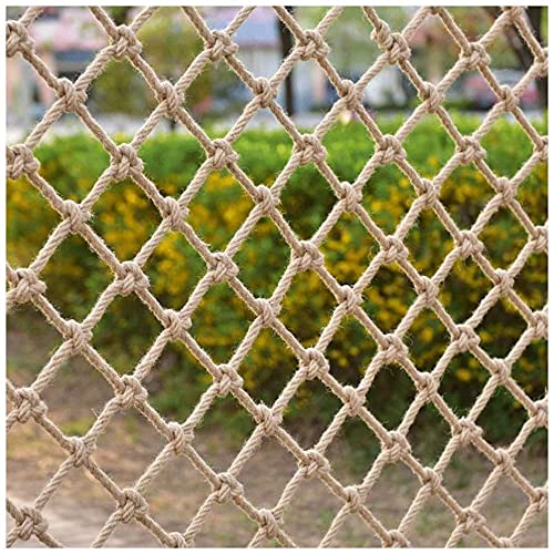 Sicherheitsseilnetz, Bird Rope Net Pet Climbing Bird Toys Cargo Net Rope Mesh Net Rope Swing Rope Safety Netting Rope Netting Heavy Duty Cargo Net Climbing Rope(0.5Mx1M(1.6FTx3.3FT)) von YUEKOPOU