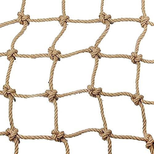 Sicherheitsseilnetz, Thick Rope Net Baby and Child Staircase Protective Net, Childrens Protective Net Balcony Safety Net Anti-Fall Netting Hemp(1Mx4M(3.3FTx13.1FT)) von YUEKOPOU