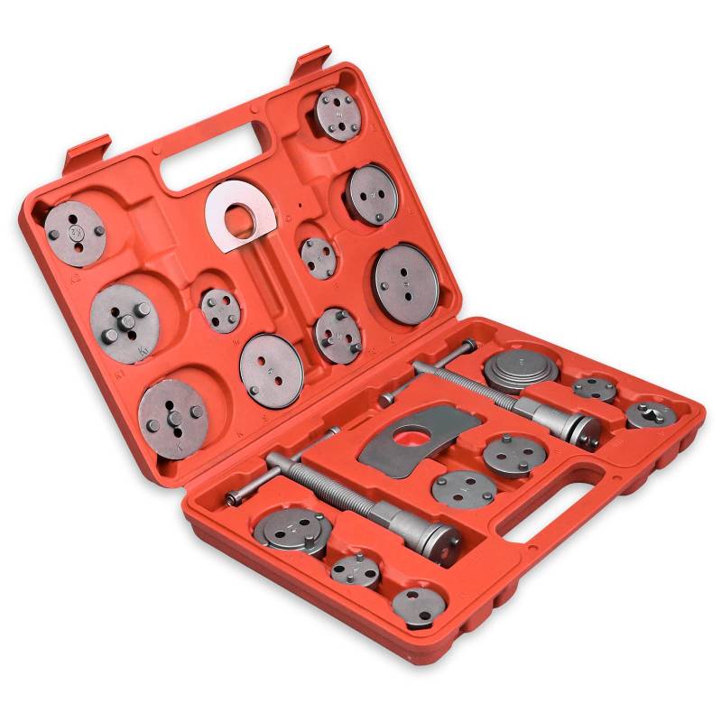 YUENFONG Universal Bremskolbenrücksteller Werkzeug Set 23tlg Bremsen Kolbenrücksteller Bremskolben Rücksteller Tool Kit inkl. Koffer von YUENFONG