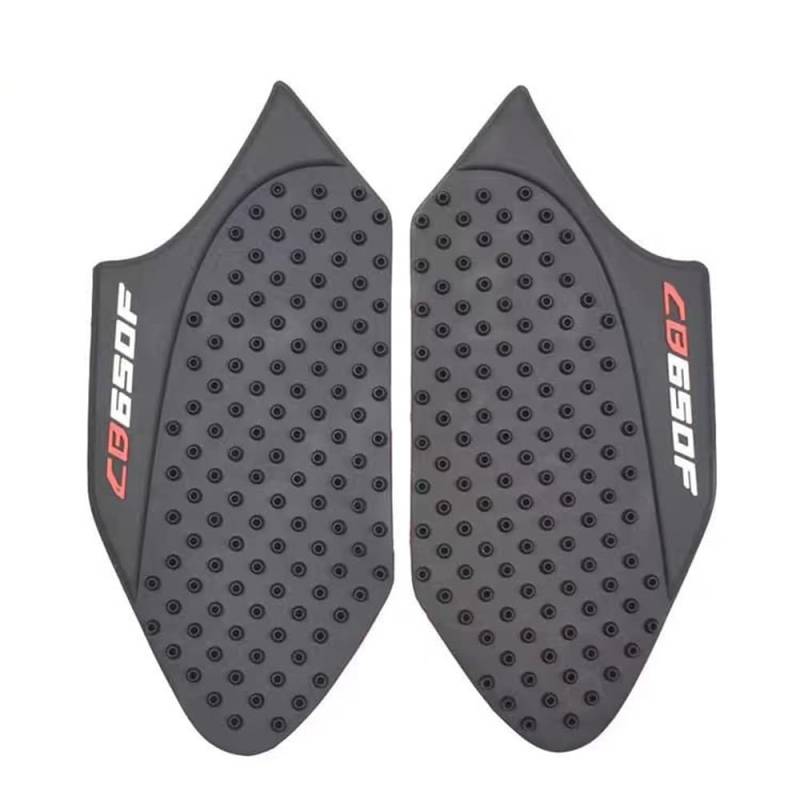 Aufkleber Tank Kniegriff Für H&ONDA CB650F CB 650F CBR650F 2014-2017 Motorrad Kraftstoff Tank Pad Anti Slip Protector Aufkleber Knie Grip Seite Abziehbilder(Black CB650F) von YUEVABDE