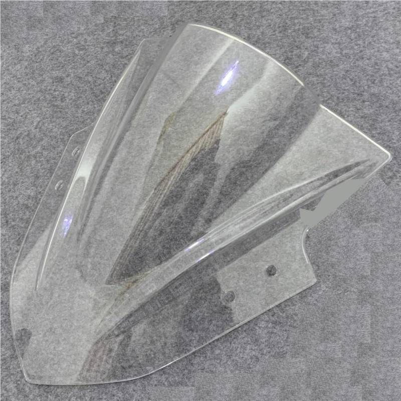 Frontverkleidung Windabweiser Für KA&was&AKI NINJA250 300 EX300 2013-2018 Motorrad Windschutz Bildschirm Windabweiser Double Bubble Windschutzscheibe(Transparent) von YUEVABDE