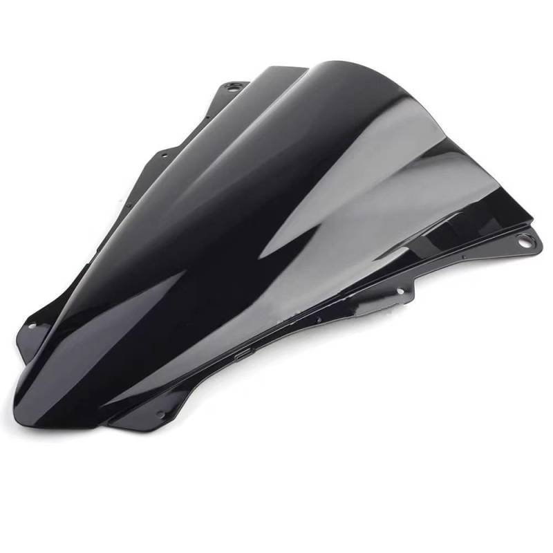 Frontverkleidung Windabweiser Für KA&was&AKI Ninja ZX-25R 2021-2023 ZX-4RR ZX4RR ZX-4R ZX4R 2023 2024 Motorrad Windschutzscheibe Windschutzscheibe Double Bubble Windabweiser(Black) von YUEVABDE