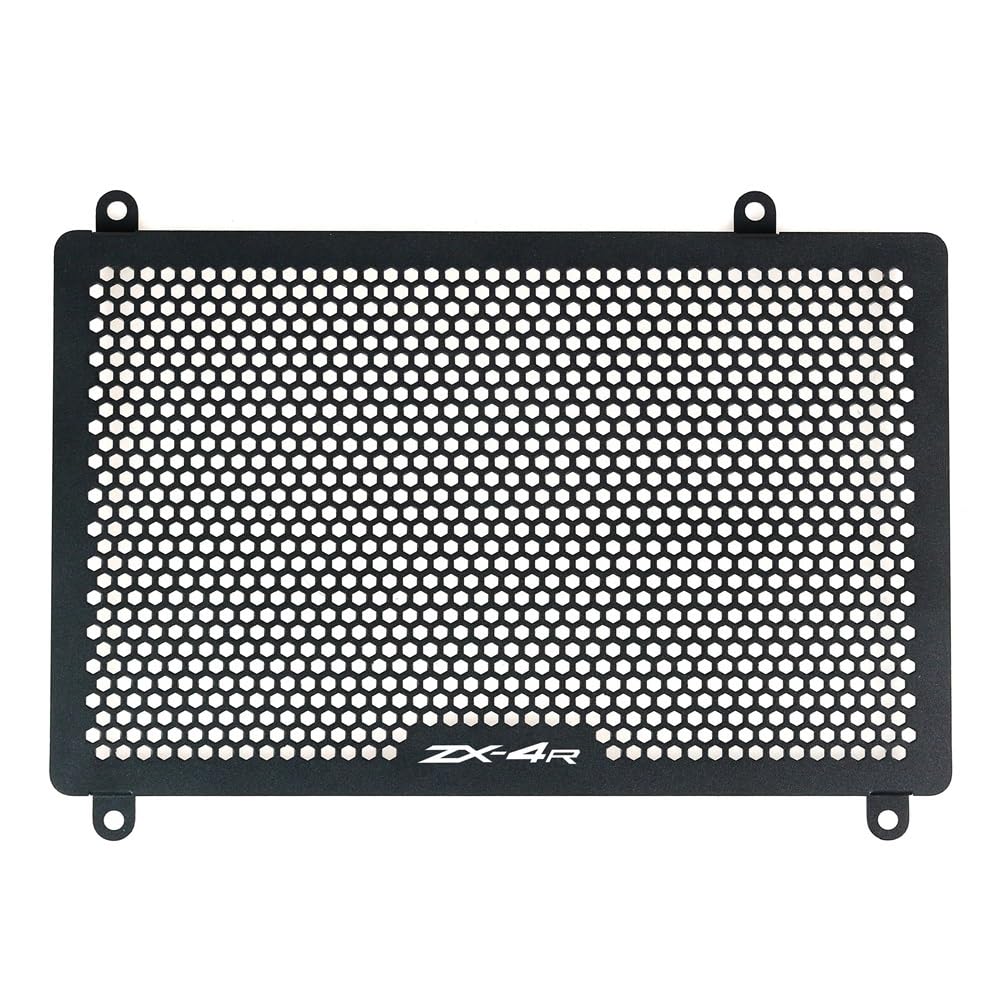 Kühlerschutz Motorrad Für KA&was&AKI ZX4R ZX4RR ZX-4R ZX-4 RR ZX-25R 2020 2021 2022 2023 Motorrad Kühlergrill Schutzfolie Grill Abdeckung(Black 4R) von YUEVABDE