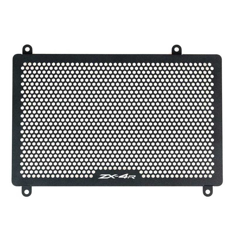 Kühlerschutz Motorrad Für KA&was&AKI ZX4R ZX4RR ZX-4R ZX-4 RR ZX-25R 2020 2021 2022 2023 Motorrad Kühlergrill Schutzfolie Grill Abdeckung(Black 4R) von YUEVABDE