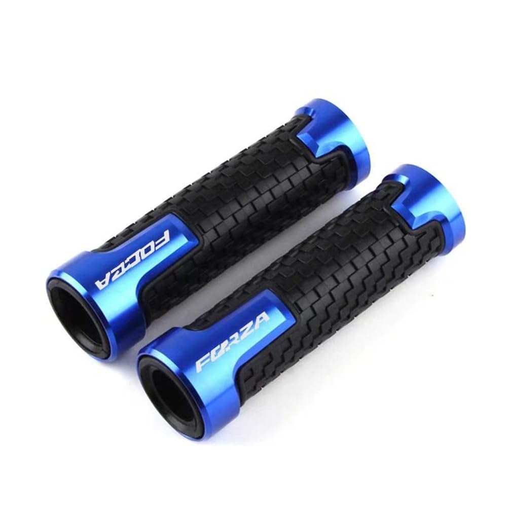 Lenkergriffe 22MM 7/8" Für H&ONDA Forza 750 Forza750 2020-2022 Forza750 7/8 "Motorrad Zubehör CNC Lenker Grip Griff Bar Motorrad Griffe(Blue) von YUEVABDE