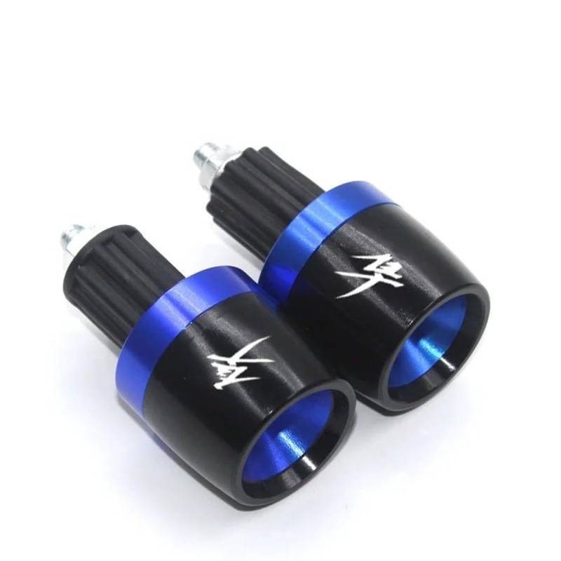 Lenkergriffe 22MM 7/8" Für Hayabusa GSXR1300 GSXR1300R Motorrad Zubehör Lenker Handgriffe Griff Bar Ends Kappe(A-Blue) von YUEVABDE